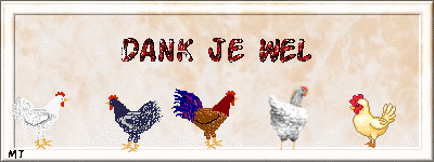 Kippen Dank je wel.…